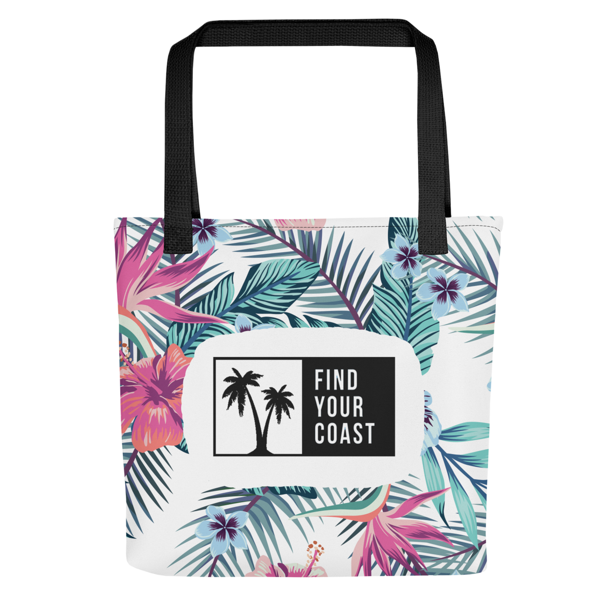 Find Your Coast® Tote Bag with Bull Denim Handles