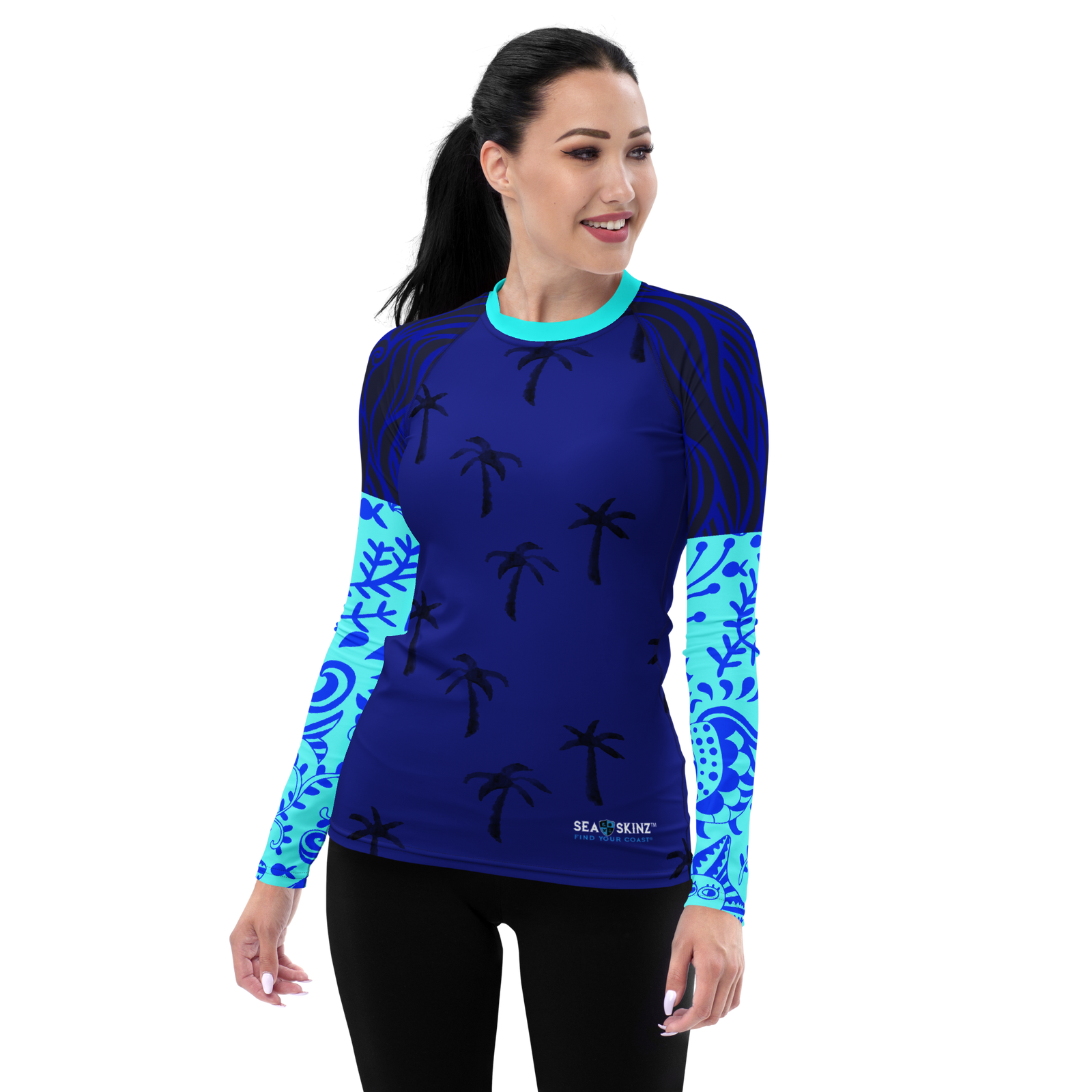 Find Your Coast® Ocean Destination Rash Guard UPF 50+