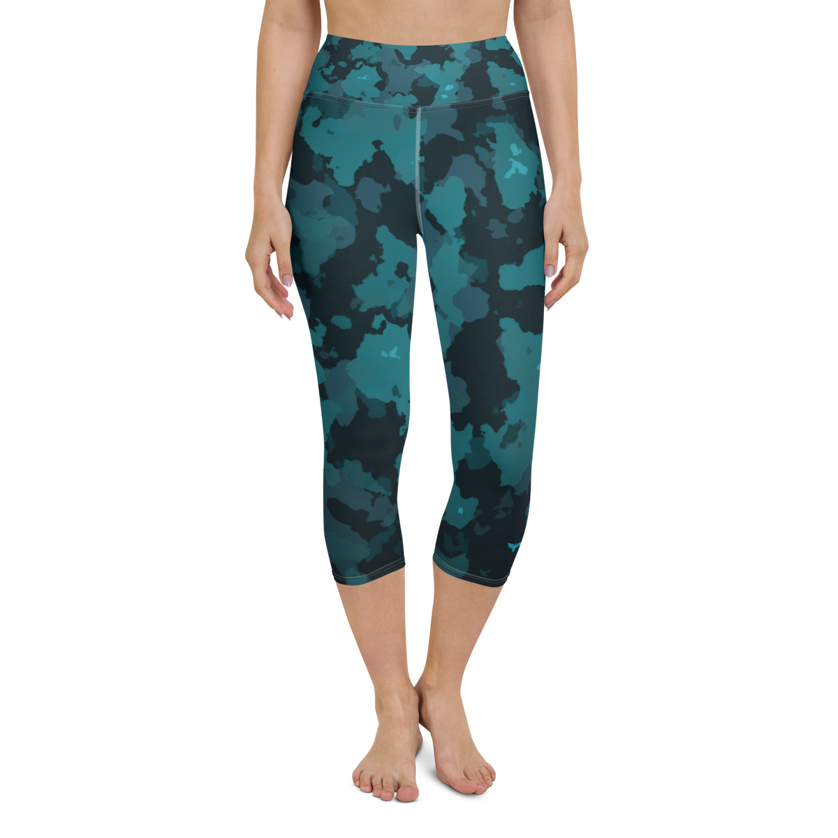 Women's CoastFlex Sport Ocean Camo Capri Leggings