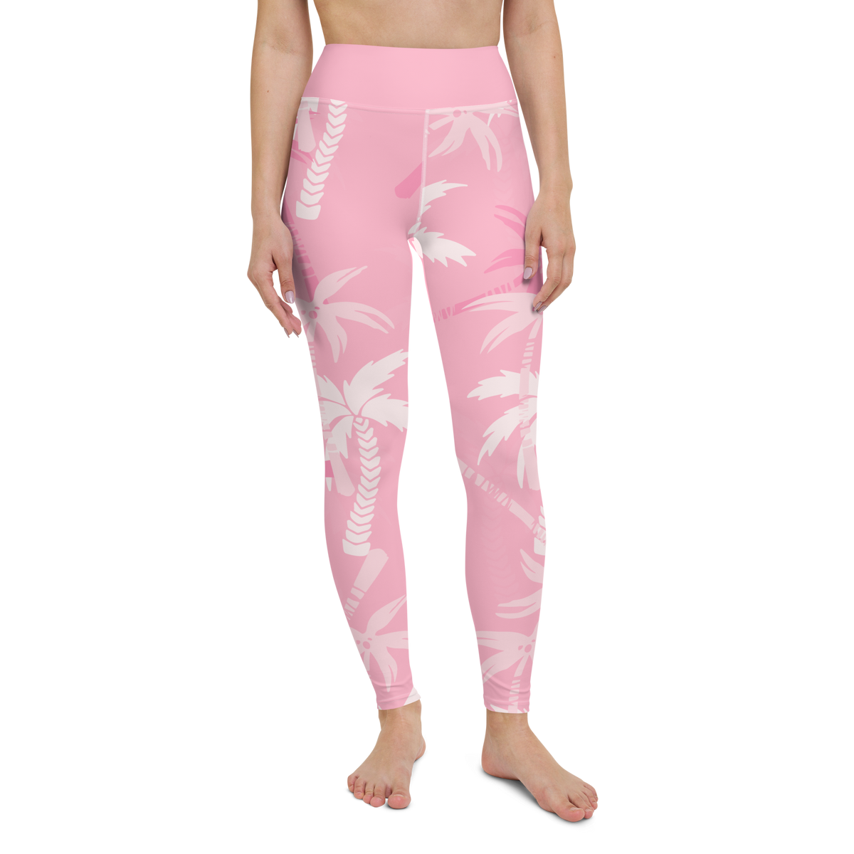 CoastFlex Sport Pink Palms Leggings