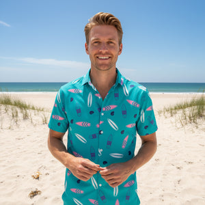 Men's Find Your Coast® Summer Breeze Button Down Shirts