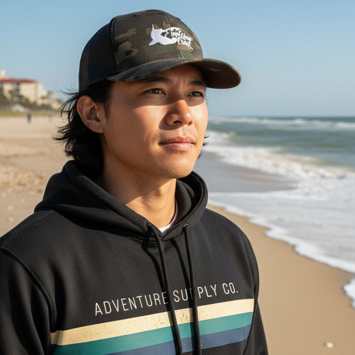 Find Your Coast® Hammerhead Flexfit Trucker Hat