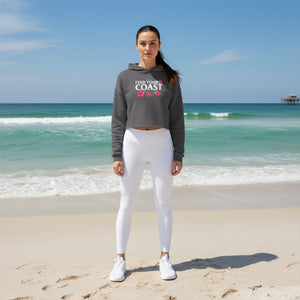 Cropped Flower Hoodie