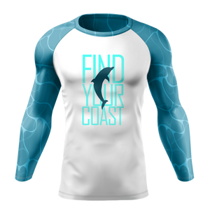 Find Your Coast® Dolphin UPF Rash Guard