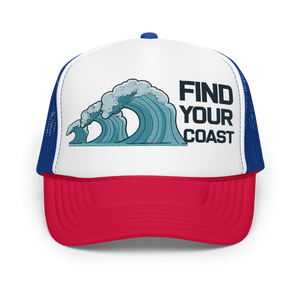 Find Your Coast® Wave Foam Trucker Hat