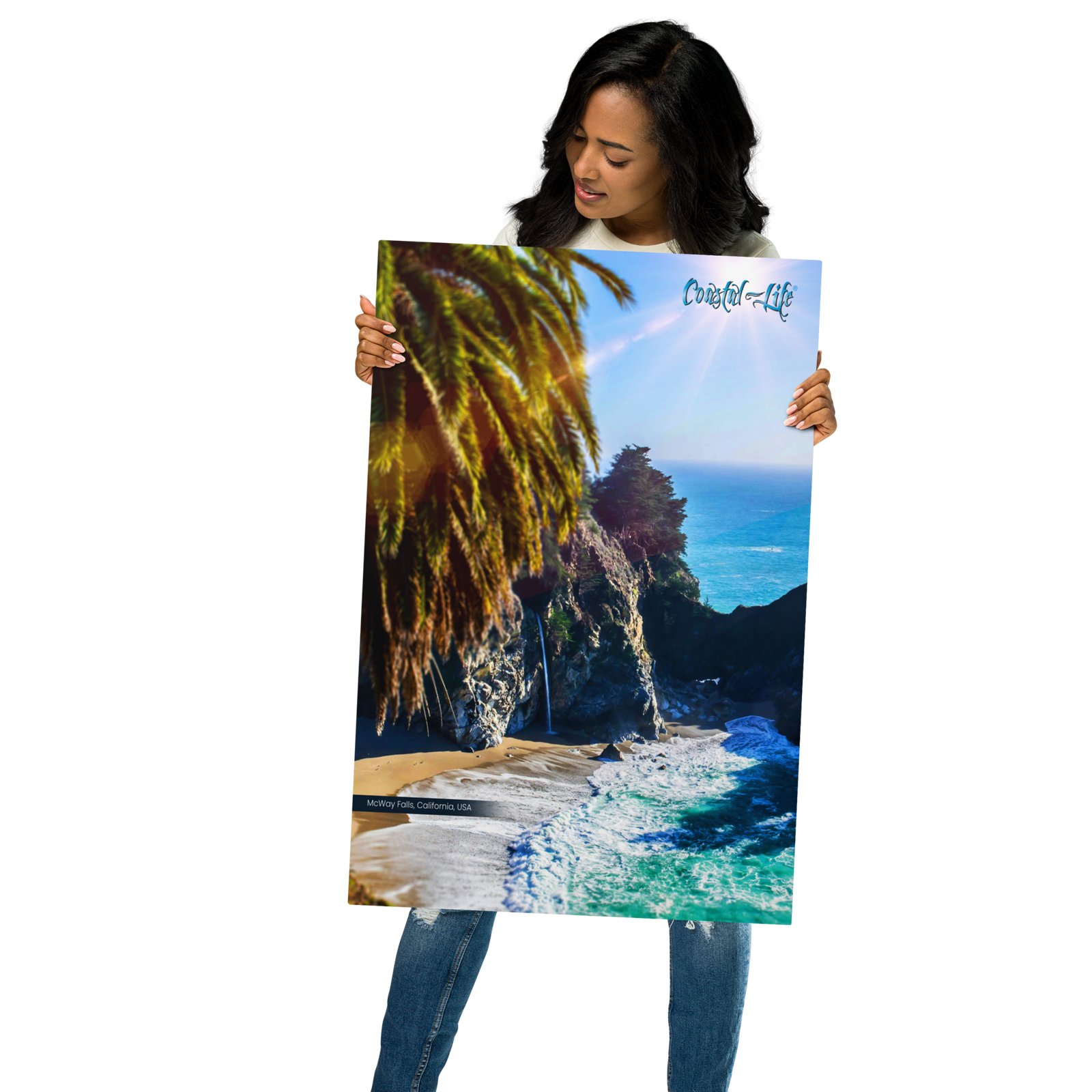 Coastal Life® McWay Falls Metal Prints (Includes Digital Download Option)