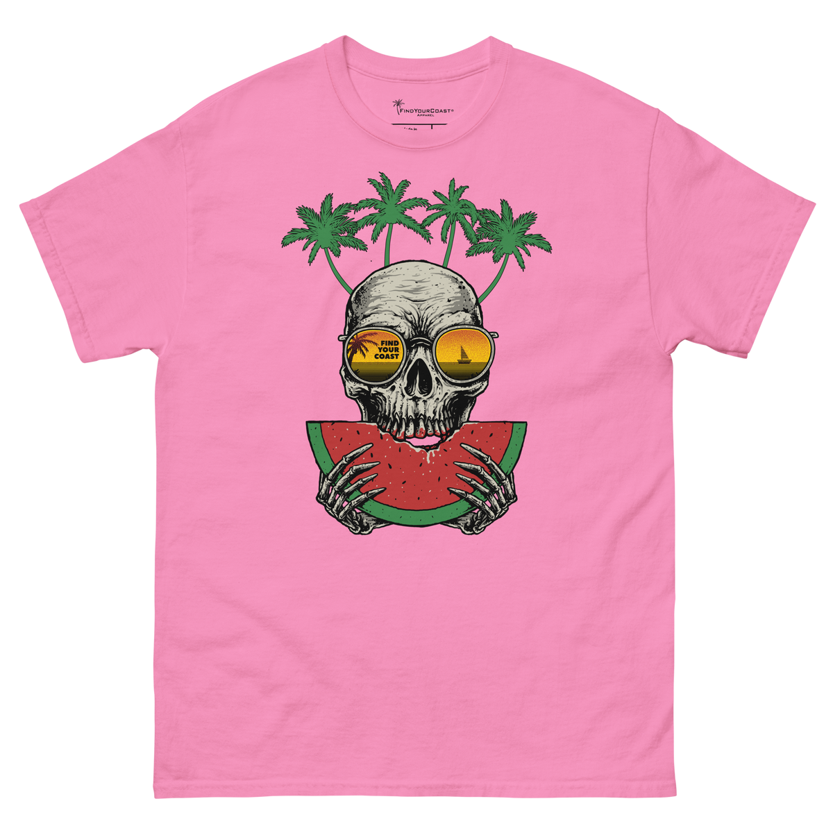 Watermelon Regular Fit Cotton Tees