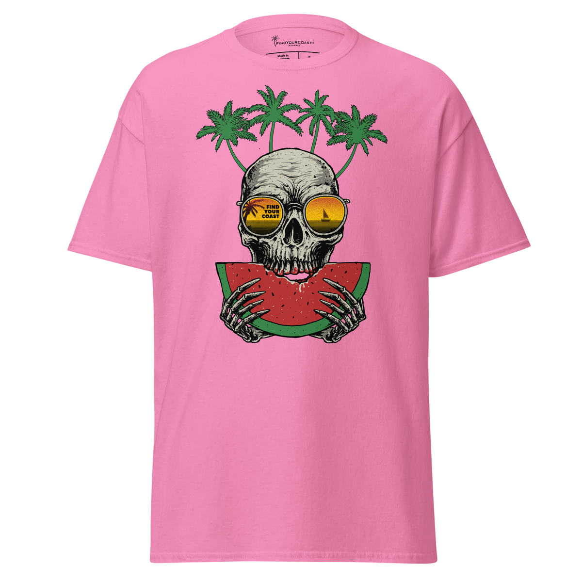 Watermelon Regular Fit Cotton Tees