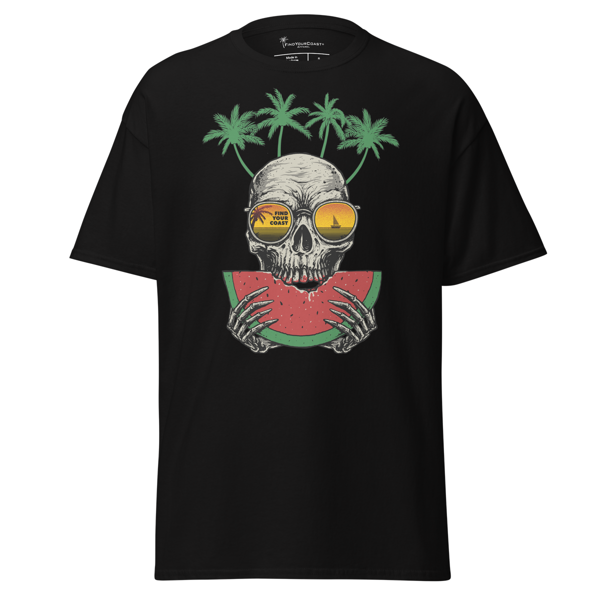 Watermelon Regular Fit Cotton Tees