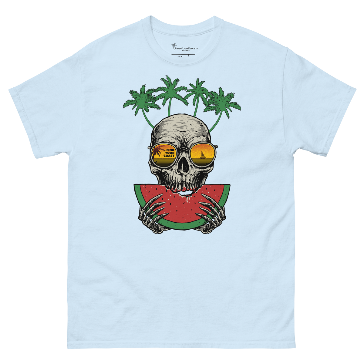 Watermelon Regular Fit Cotton Tees