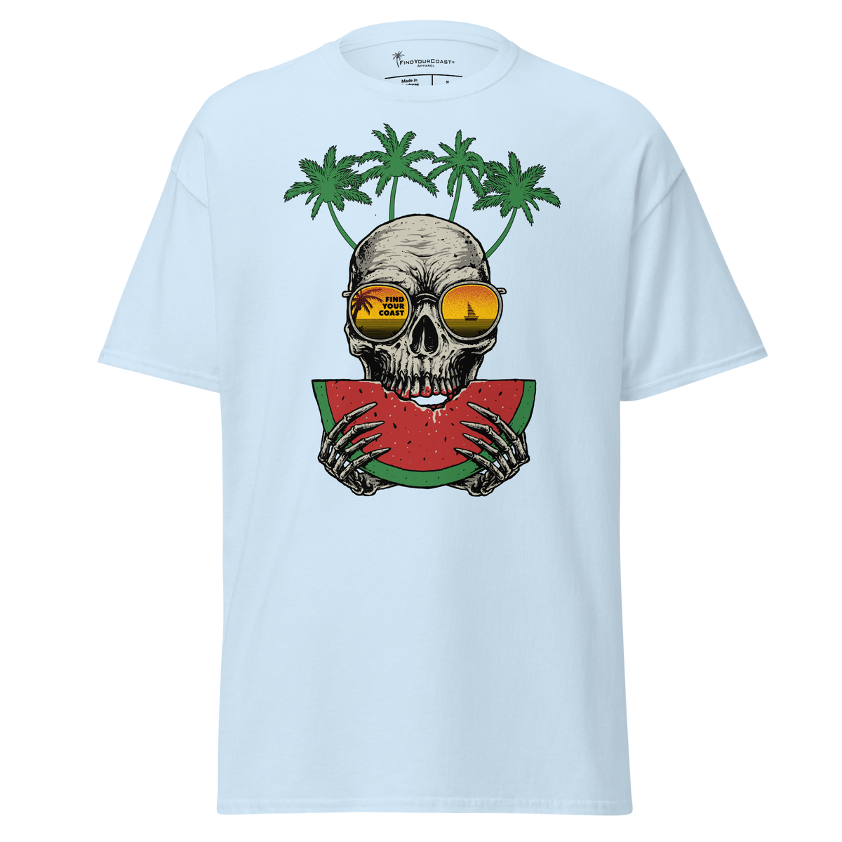 Watermelon Regular Fit Cotton Tees