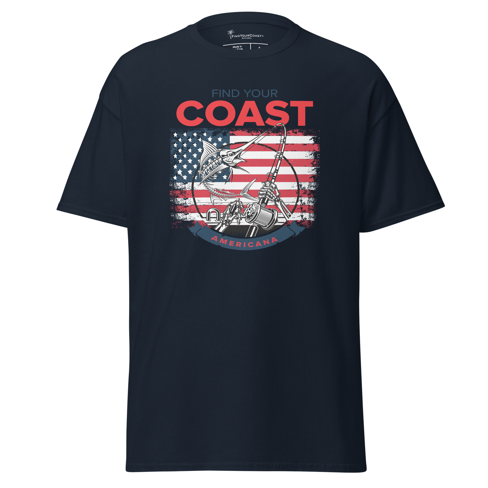 Find Your Coast® Reel Americana Regular Fit Tees