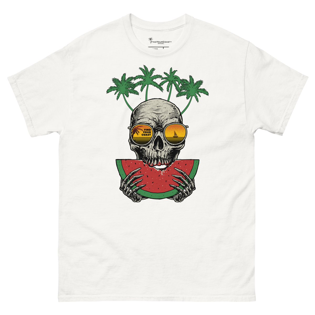 Watermelon Regular Fit Cotton Tees