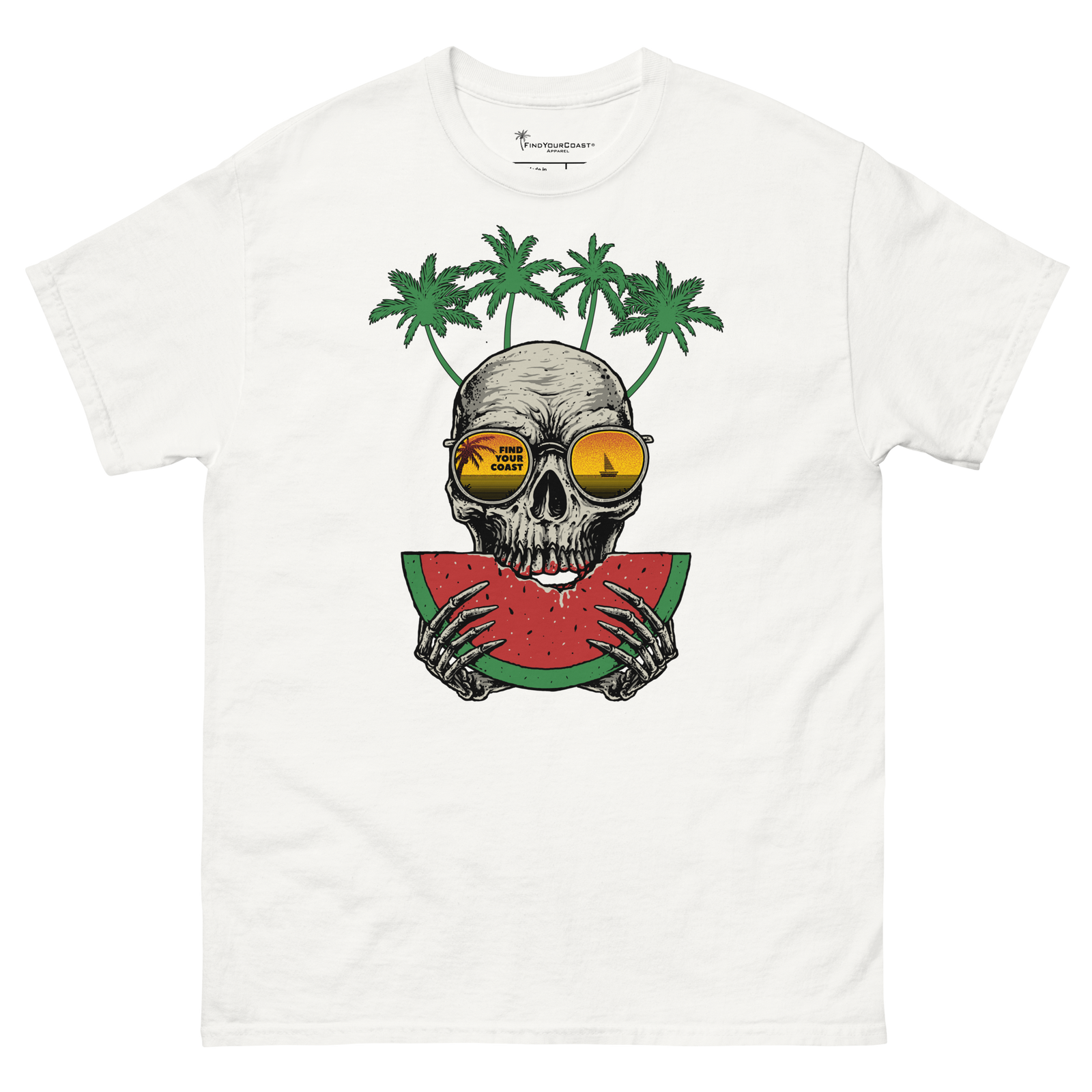 Watermelon Regular Fit Cotton Tees