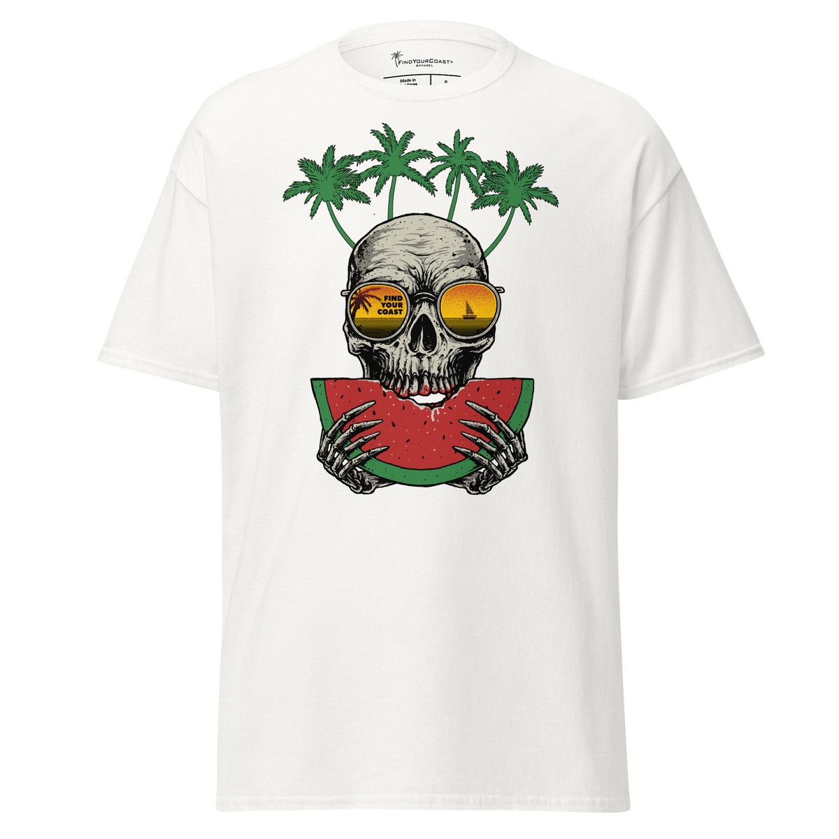 Watermelon Regular Fit Cotton Tees