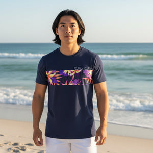 Men's Premium Coastal Tee with Tropics Accent