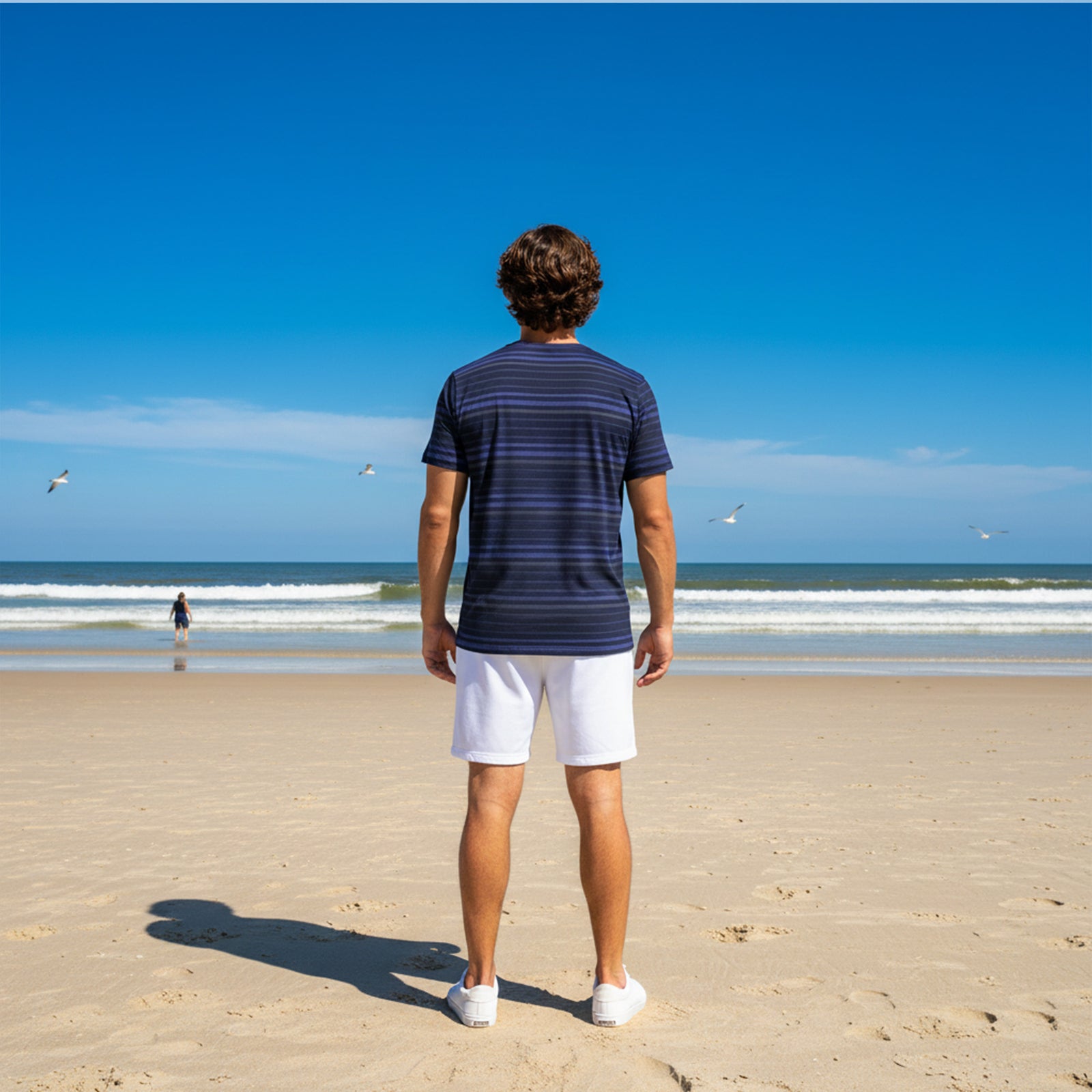 Inlet Stripe Everyday Pocket Tee