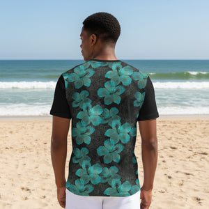 Everyday Tropical Flower Pocket Tee