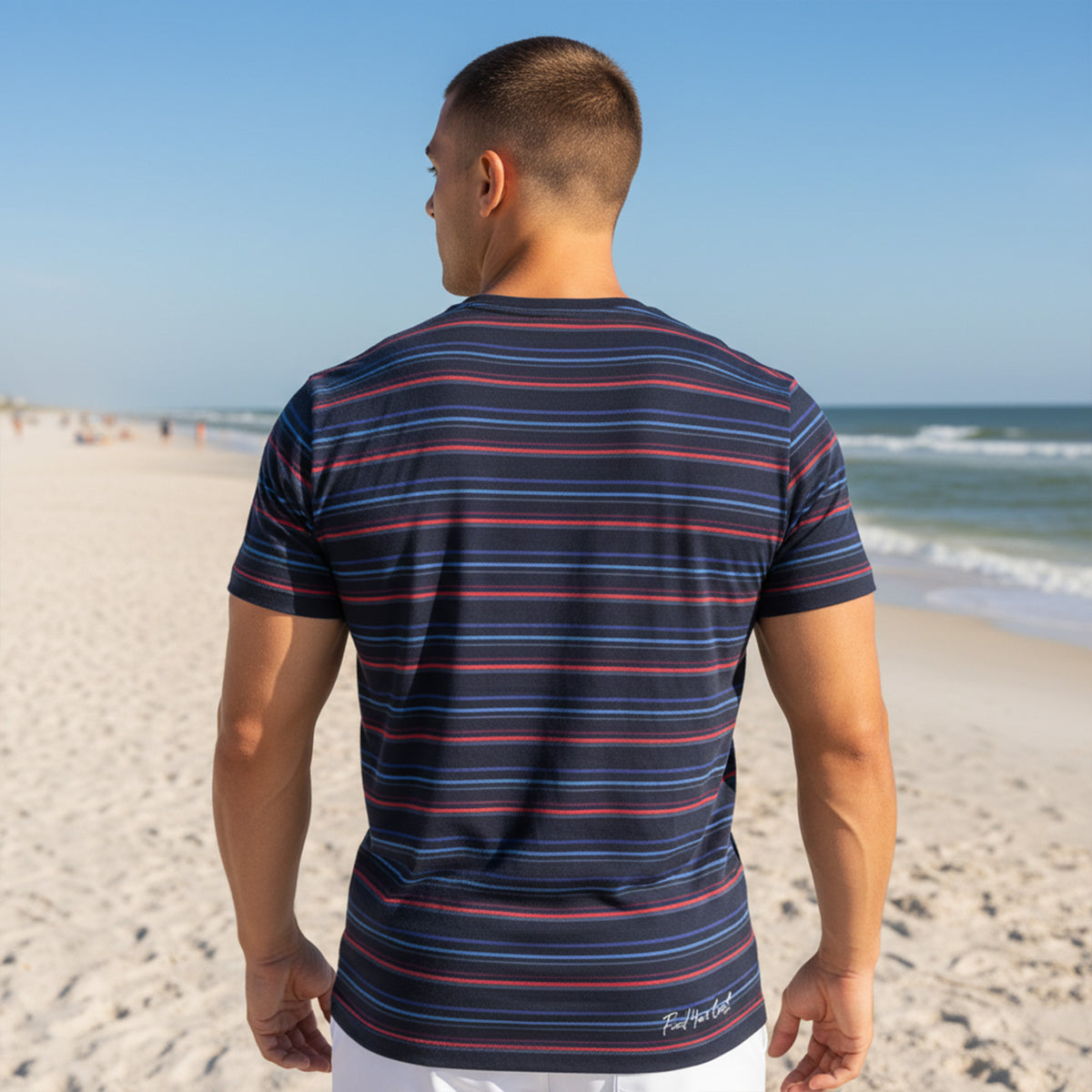 Inlet Stripe Everyday Pocket Tee