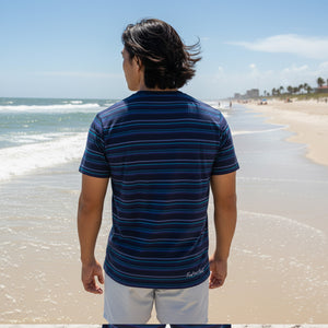 Inlet Stripe Everyday Pocket Tee