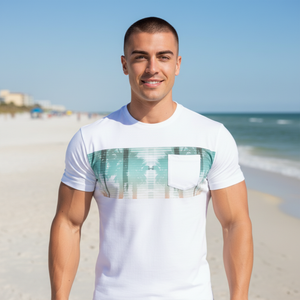 Everyday Summer Palms Pocket Tee