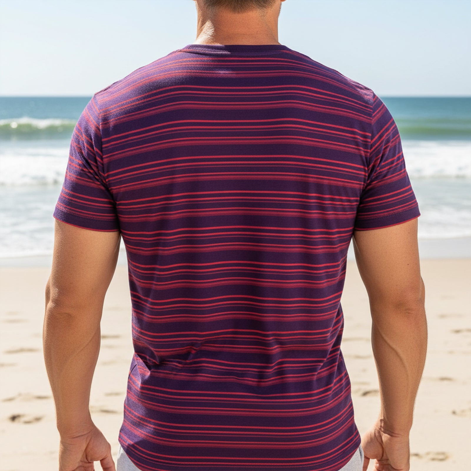Inlet Stripe Everyday Pocket Tee