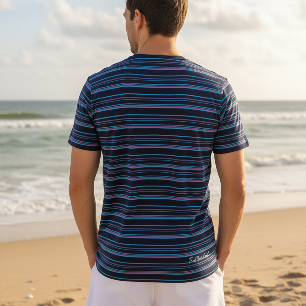 Inlet Stripe Everyday Pocket Tee
