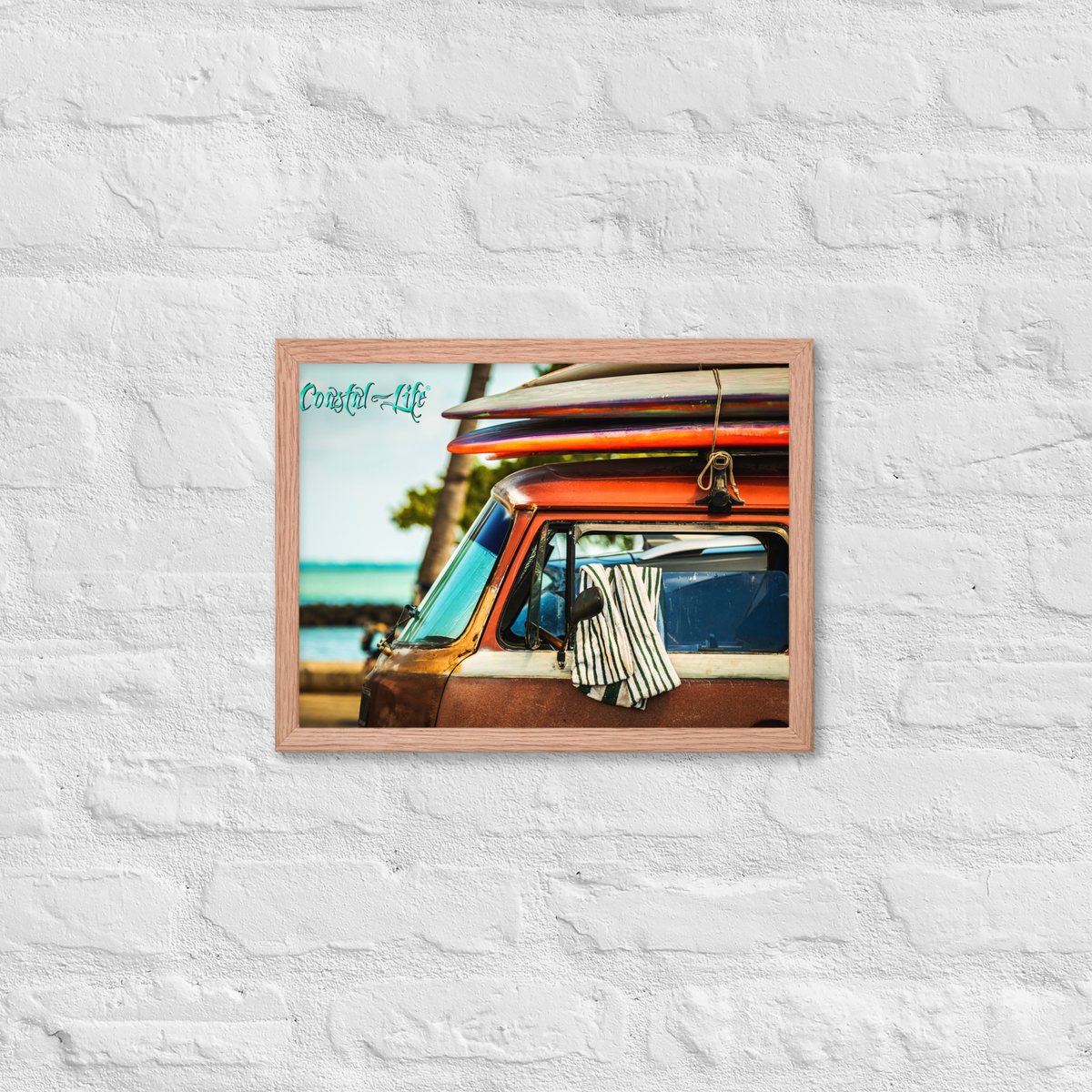 Coastal Life® Van Life Framed Poster (Includes digital download option)