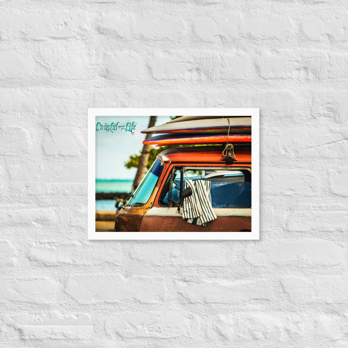 Coastal Life® Van Life Framed Poster (Includes digital download option)