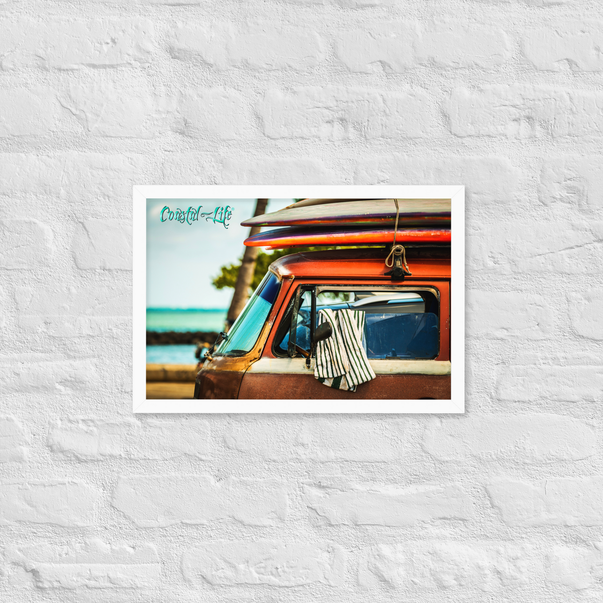 Coastal Life® Van Life Framed Poster (Includes digital download option)