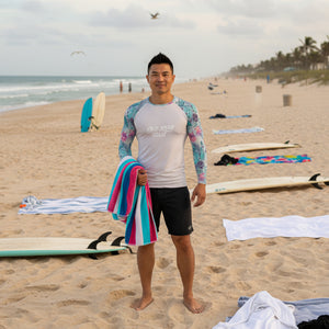 Find Your Coast® Tropical Sleeve UPF 50+ Rash Guard