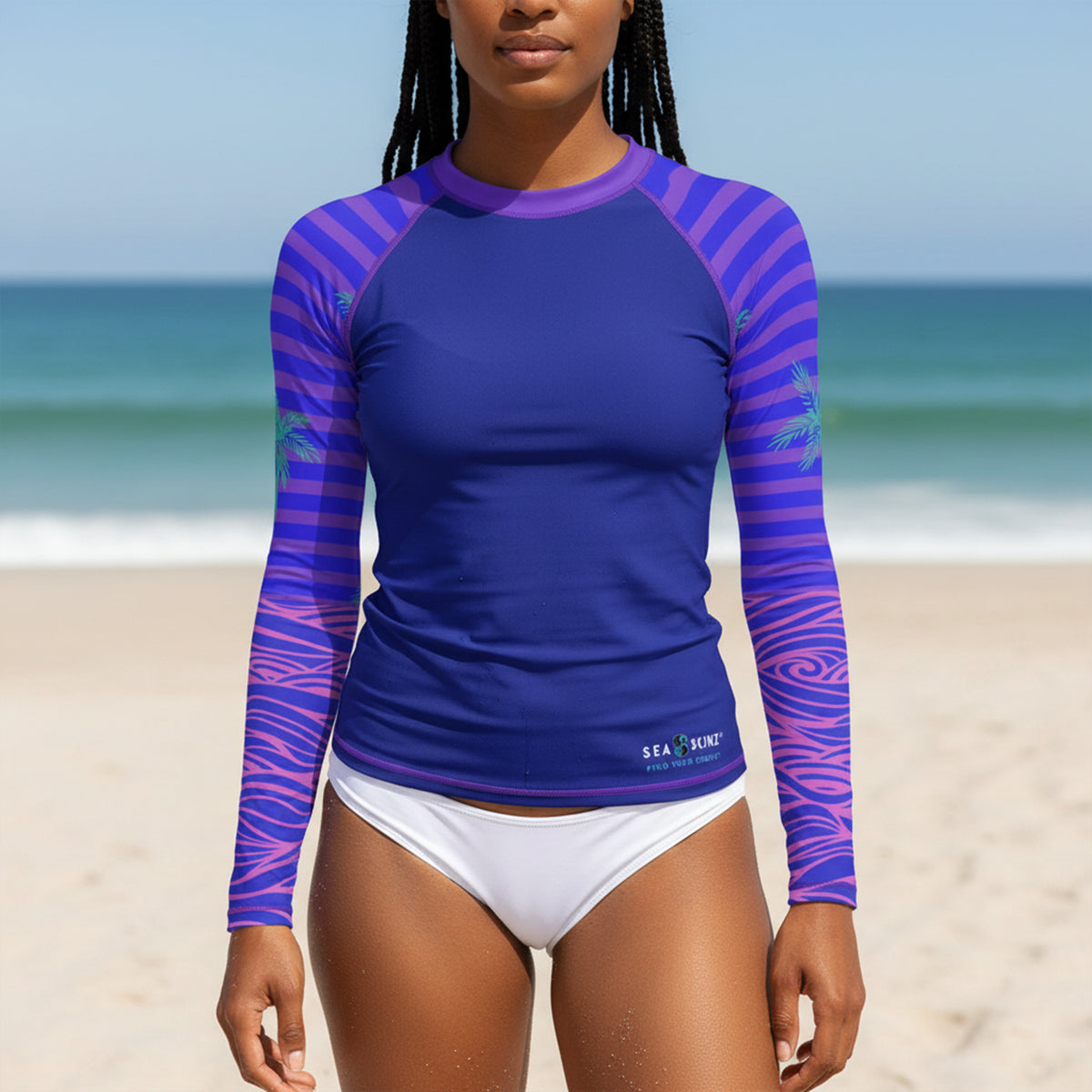 Find Your Coast® Reels and Reefs Rash Guard UPF 50+