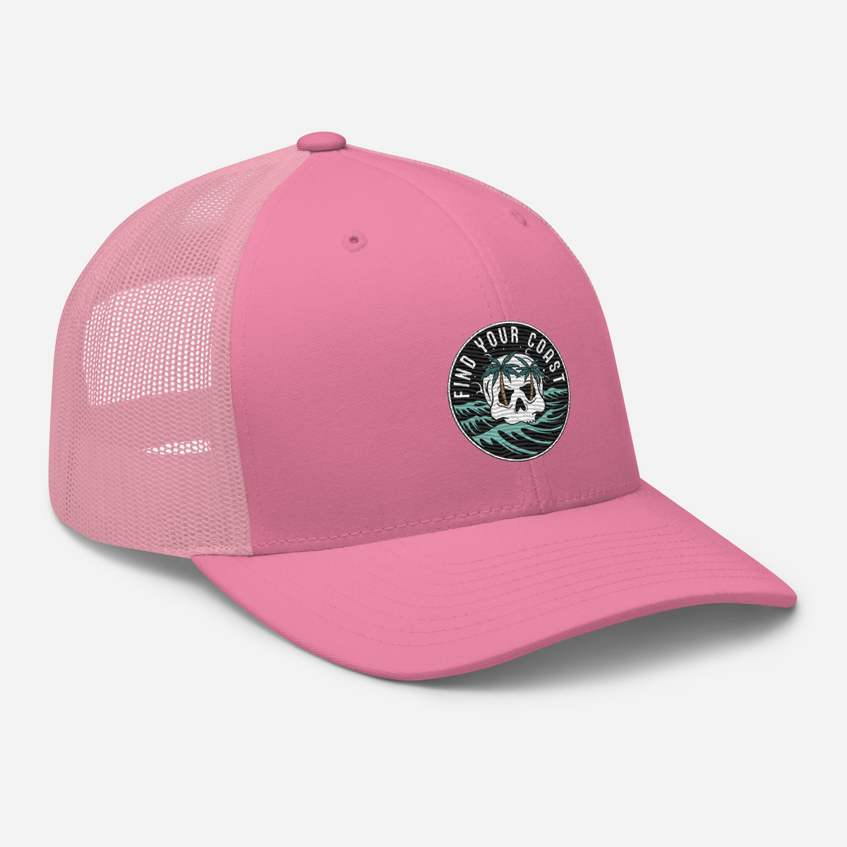 Seaside Beach Mesh Trucker Hat For Men And Women Ideal For