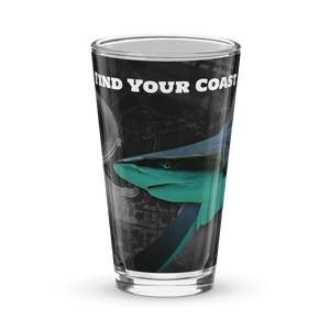 Find Your Coast® Shark Shaker Pint Glass