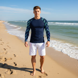 Find Your Coast® Tropical Sleeve Rash Guard UPF 50+