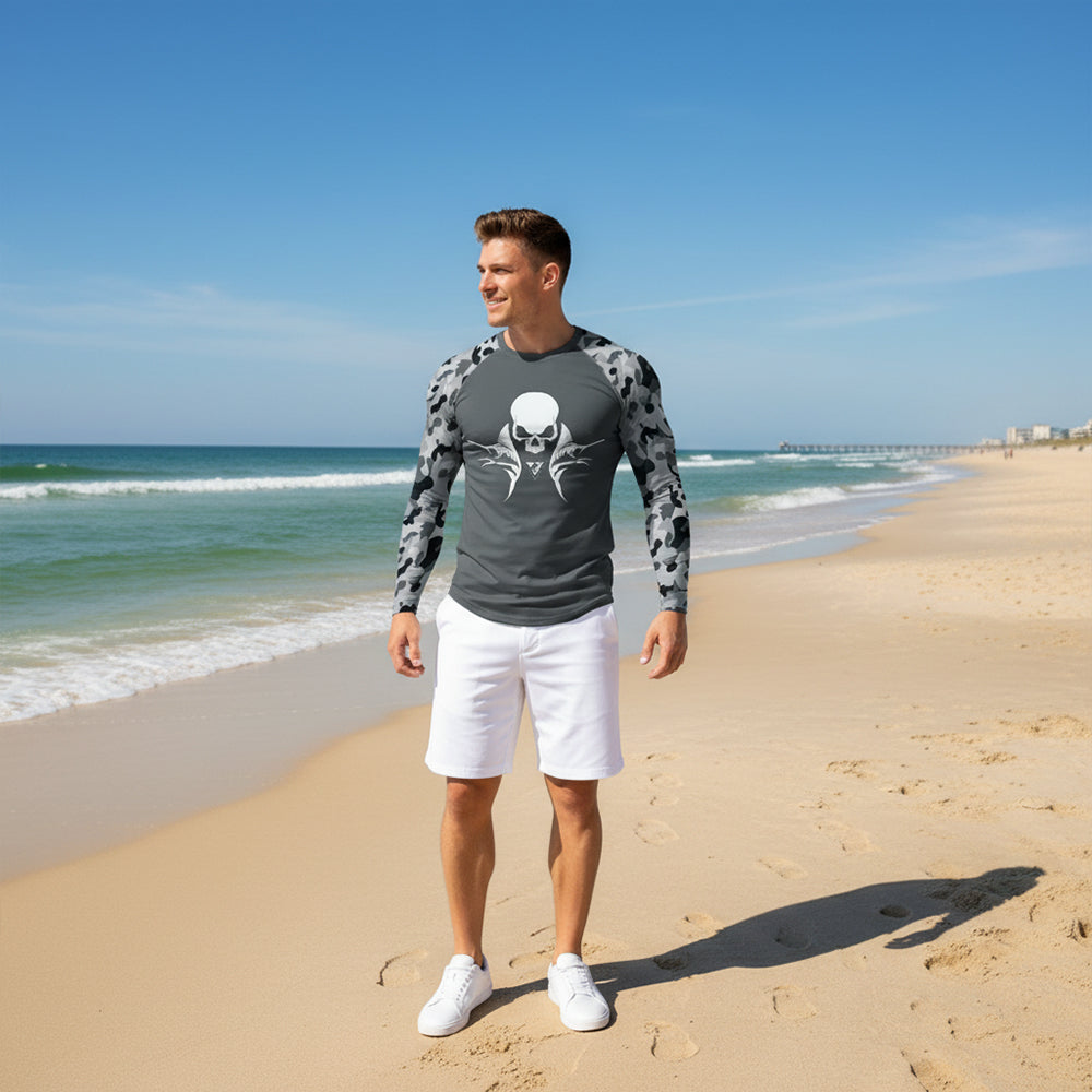 Find Your Coast® Camo Sleeve Rash Guard UPF 50+