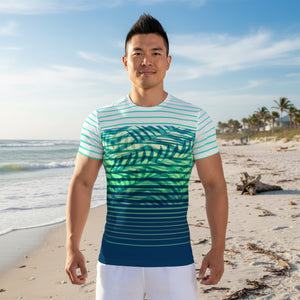 Find Your Coast® Tropical Striped Sport Shirt
