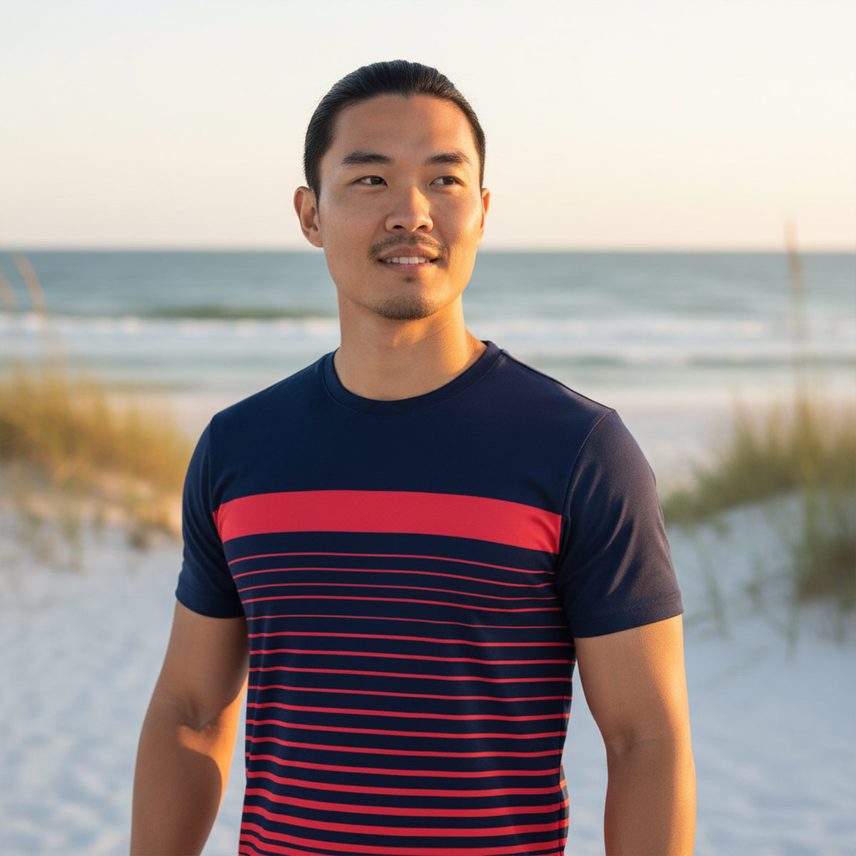 Find Your Coast® Striped Sport Shirt