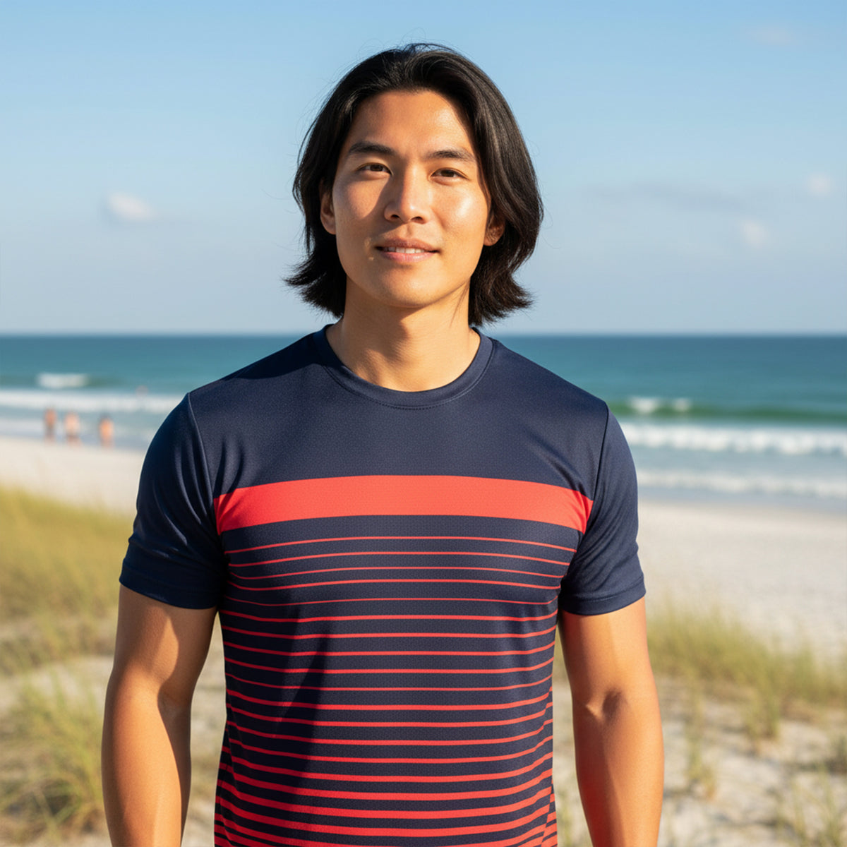 Find Your Coast® Striped Sport Shirt