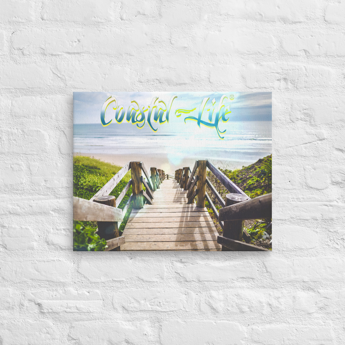 Coastal Life® Beach on Thin canvas