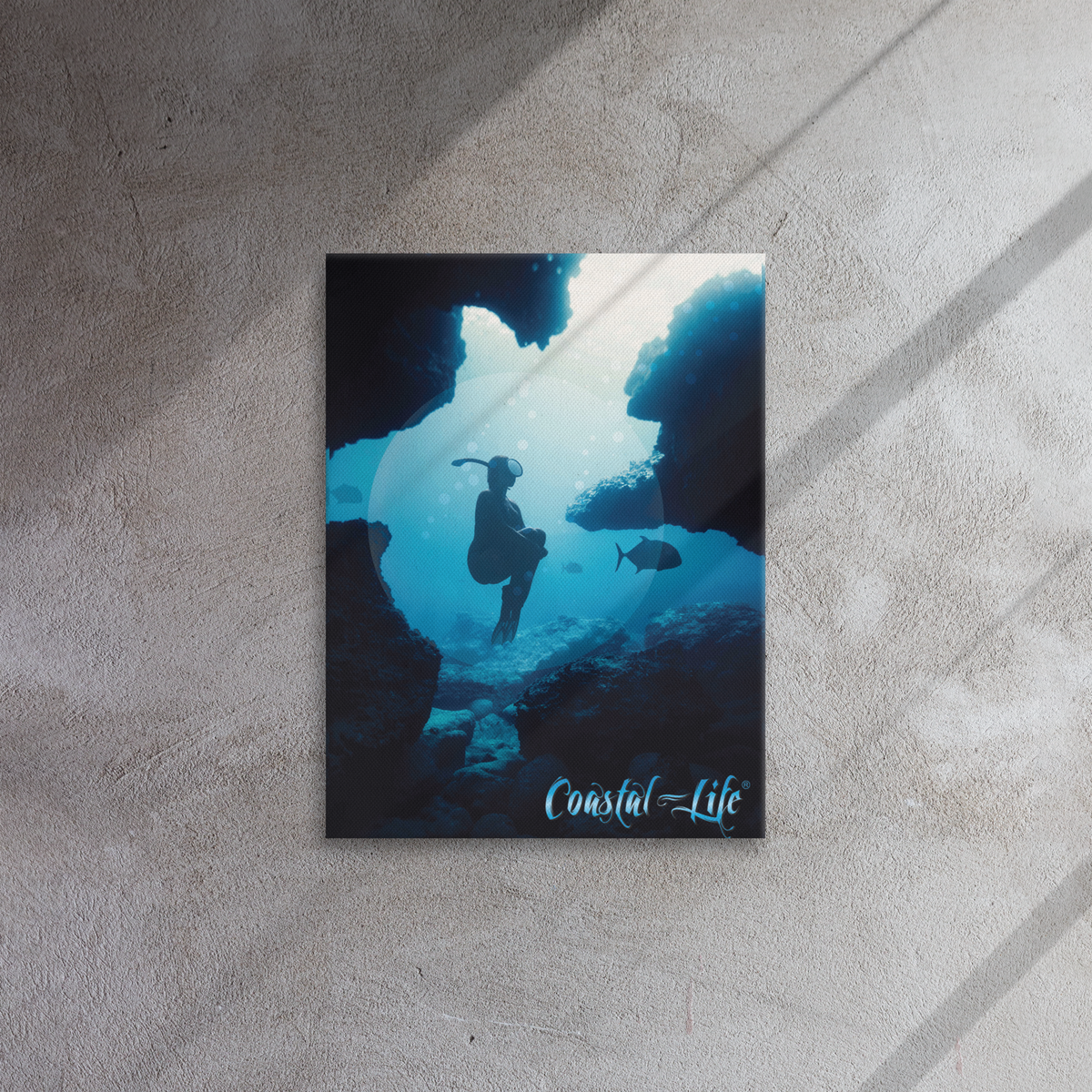 Coastal Life® Dive on Thin Canvas (Digital Download Option)