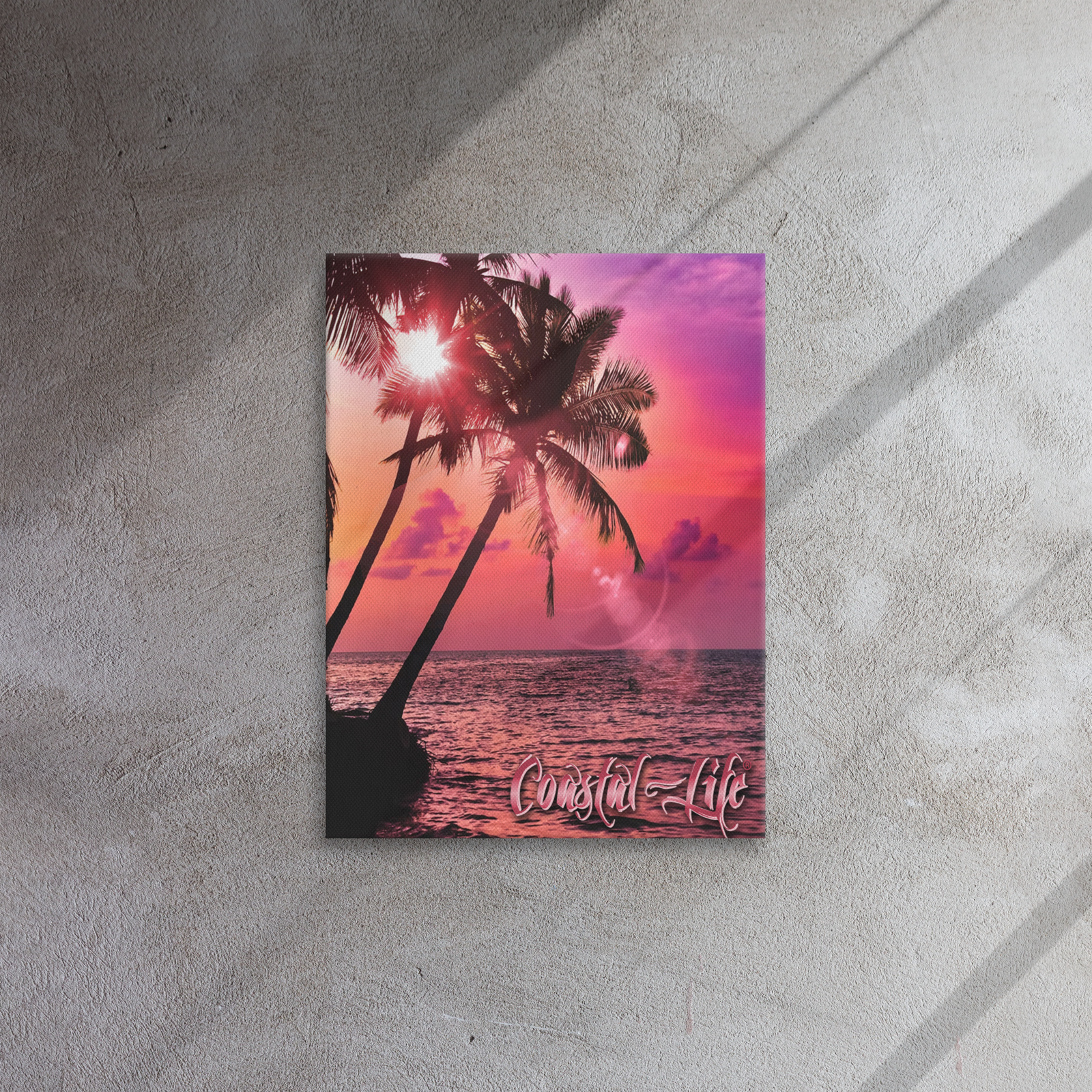 Coastal Life® Sunset on Thin canvas