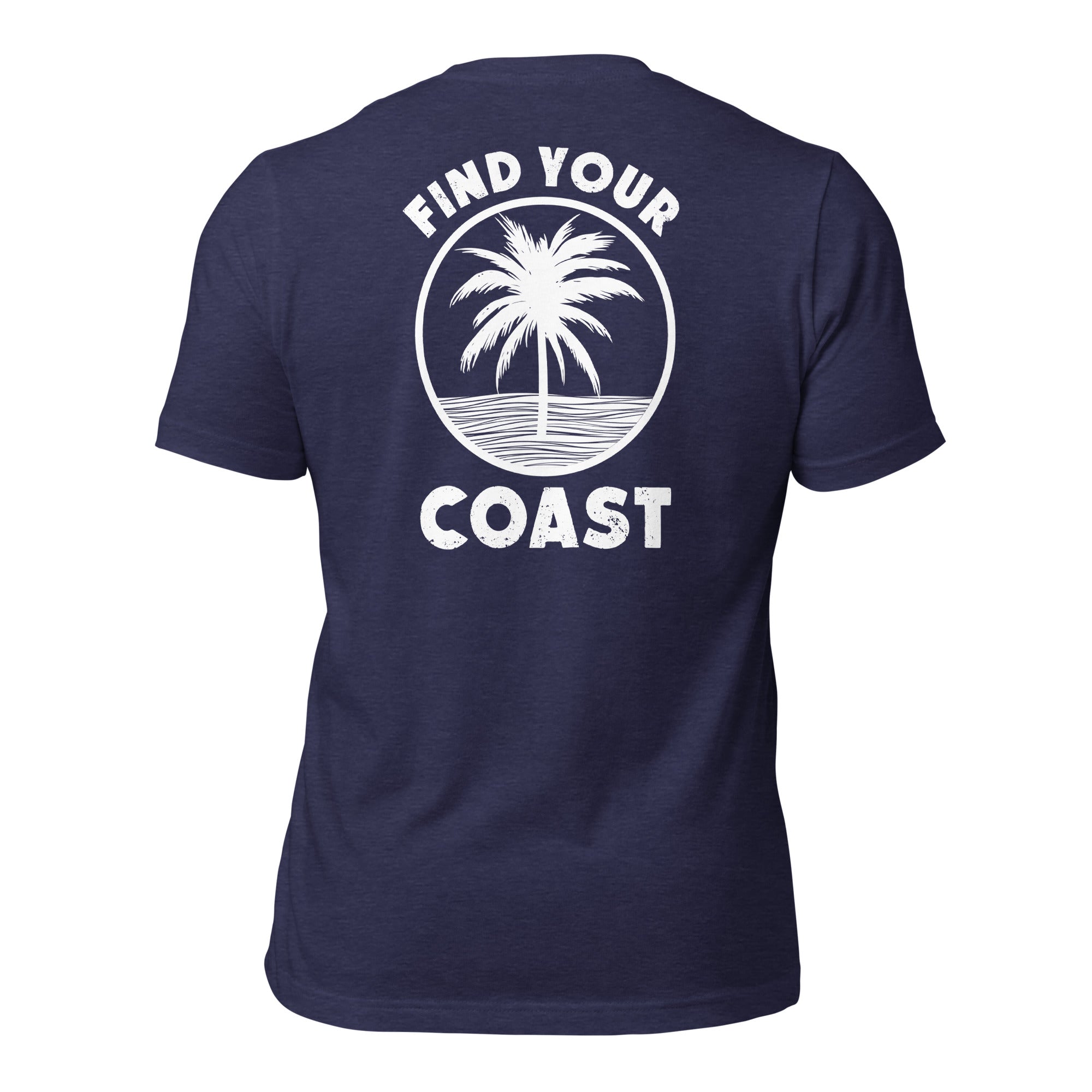 Find Your Coast® Palms Coastal Comfort Back Print Tees