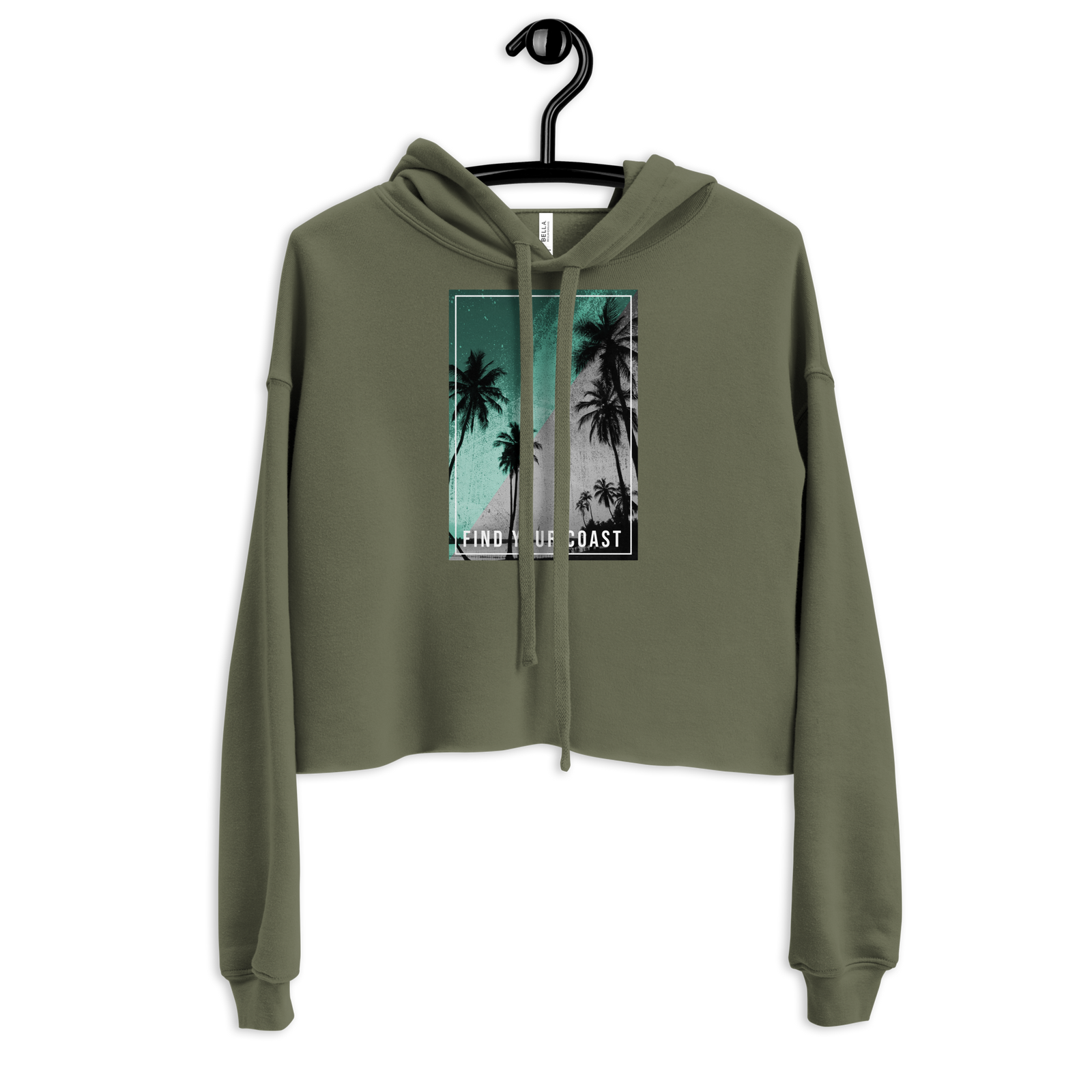 Women's Paradise Nights Cropped Fleece Hoodie