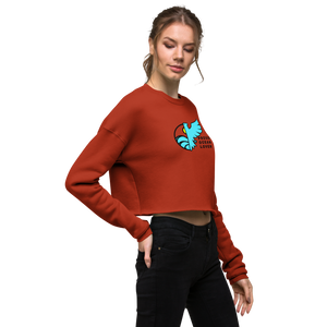 Women's FYC Ocean Lover Cropped Cotton Fleece Sweatshirt
