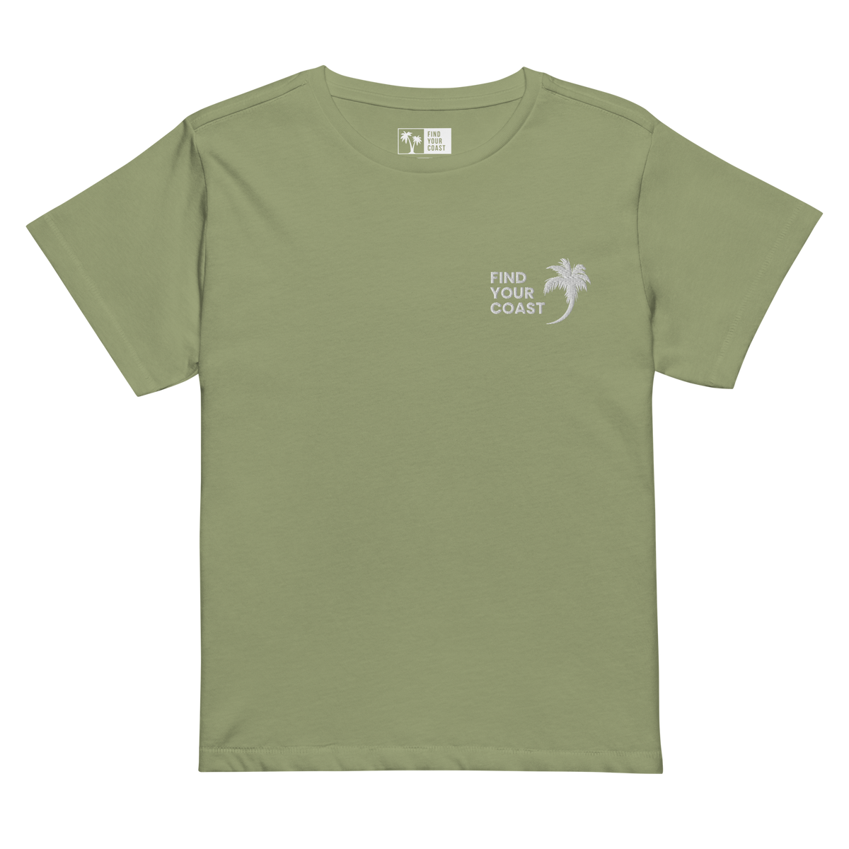 Women’s Find Your Coast® High Waisted Embroidered Tees