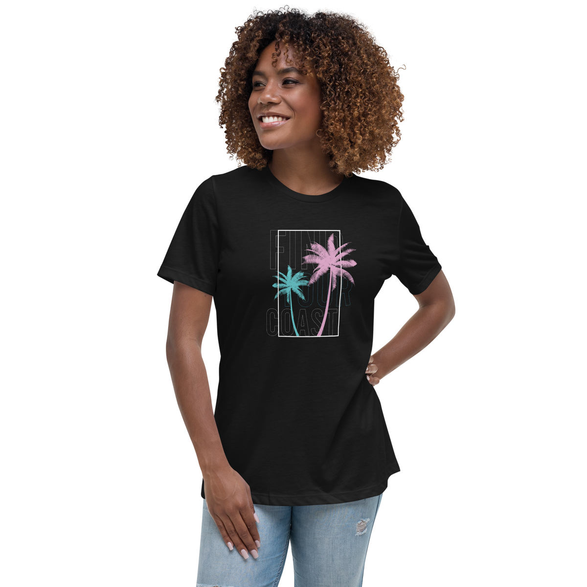 Women's Find Your Coast® Palms Relaxed Fit Tee Shirts