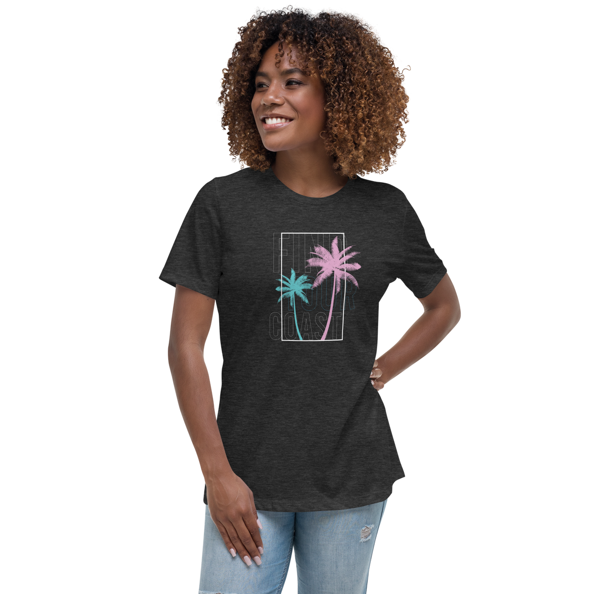 Women's Find Your Coast® Palms Relaxed Fit Tee Shirts
