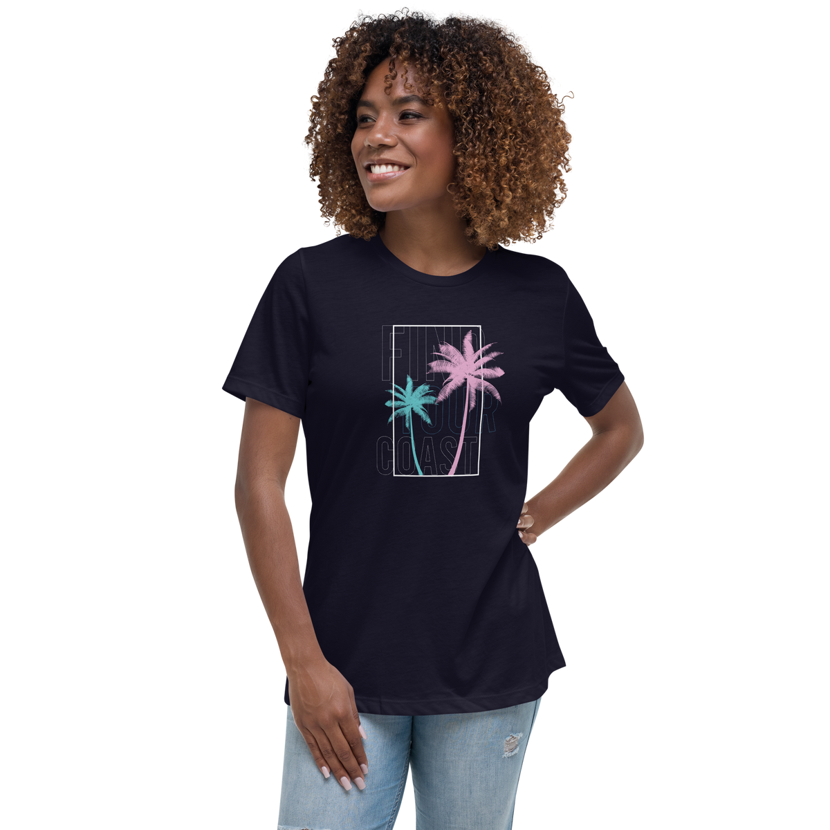 Women's Find Your Coast® Palms Relaxed Fit Tee Shirts