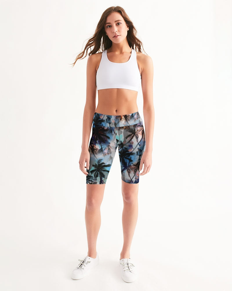 Women's Active Comfort Ancient City Mid-Rise Bike Shorts FIND YOUR COAST  CO